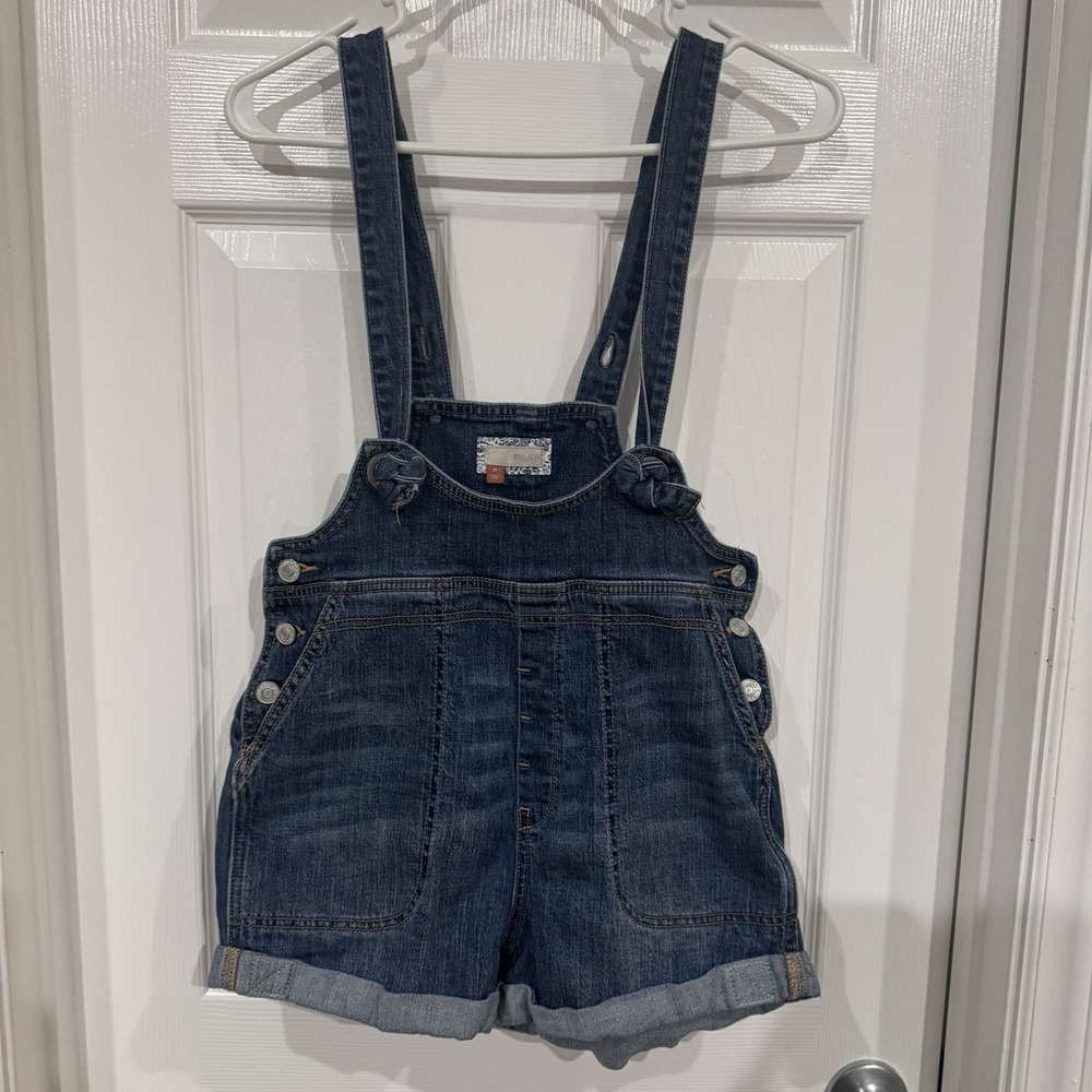 Pilcro Overalls Denim Shortalls Size 27